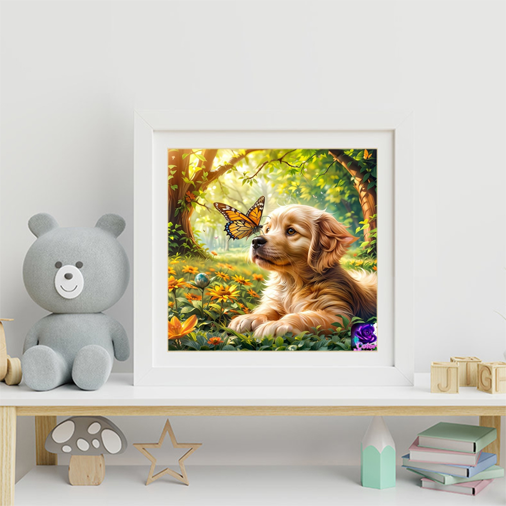 EverShine Diamond Mosaic Dog A - Resin Craft For Beginners 评论和价格