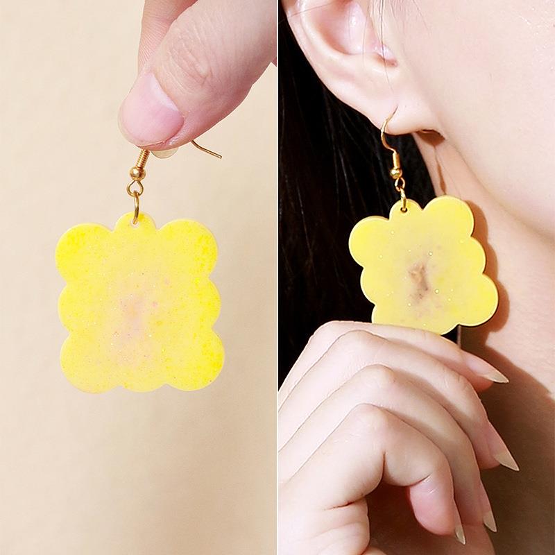 Geometry Earring Pendant Silic - Resin Ocean Wave Mold 评论和价格