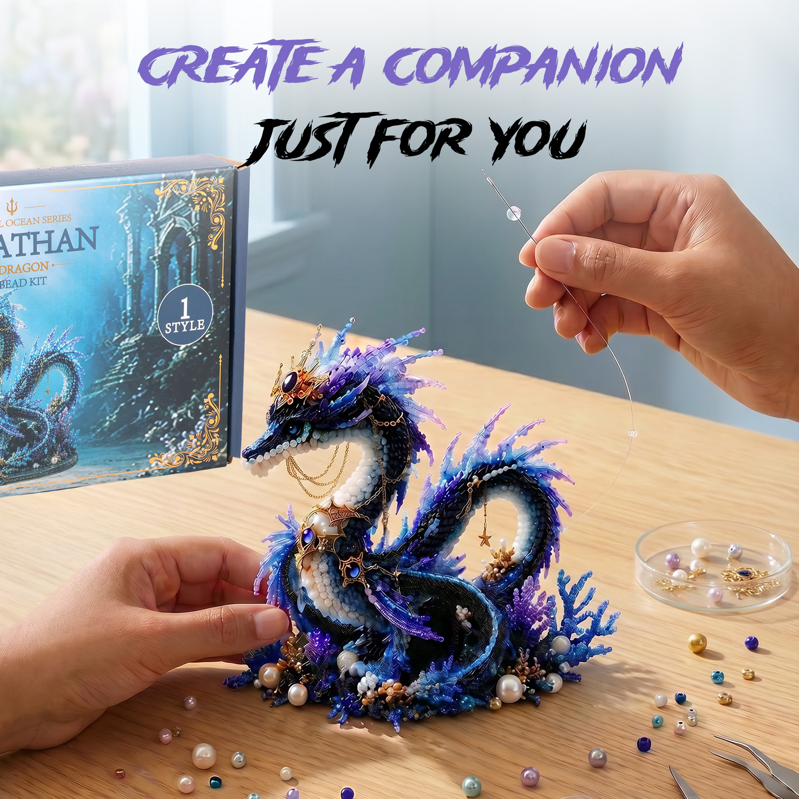 DIY 3D Bead Kit Mini Beaded Or - Resin Craft For Beginners 评论和价格