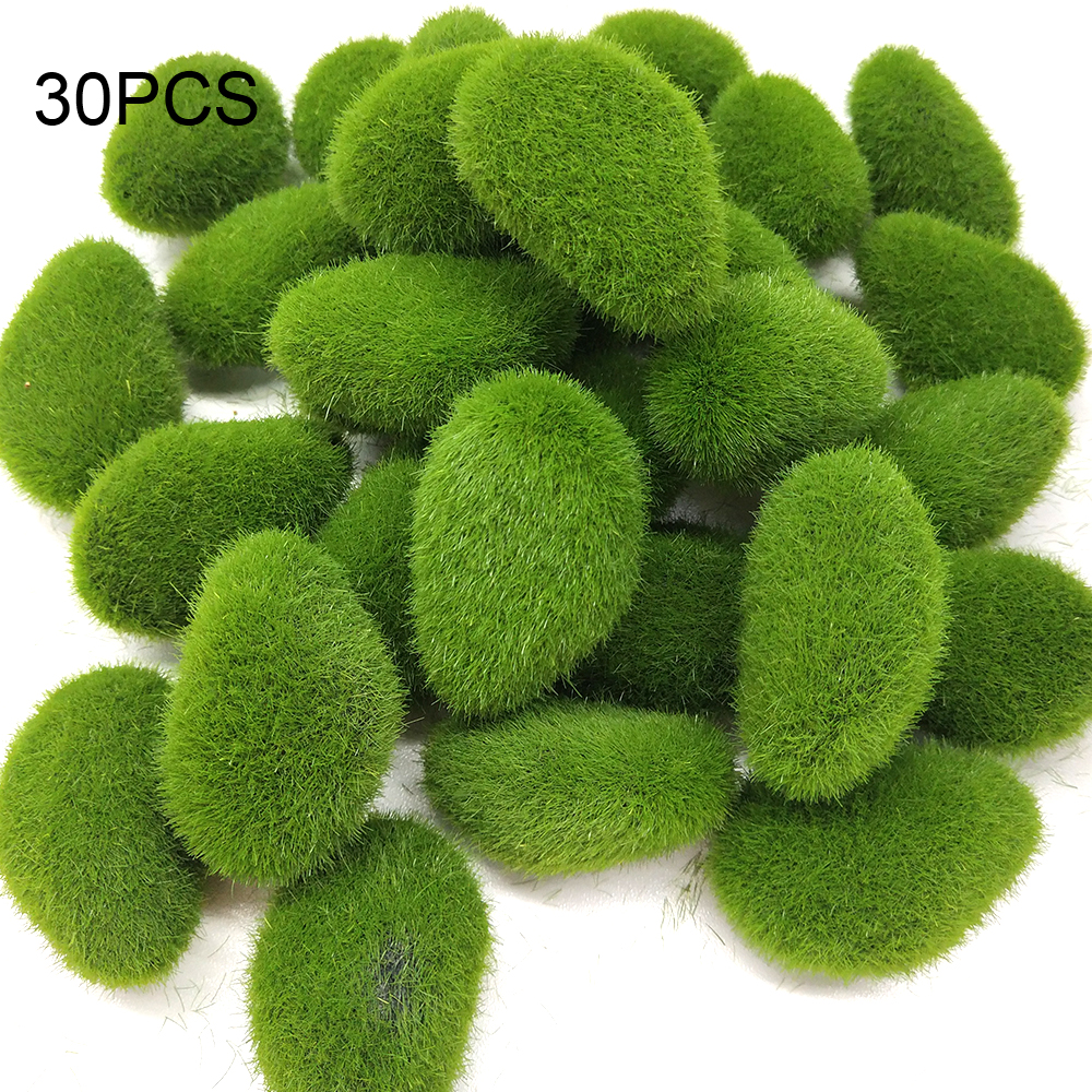 30pcs Green Artificial Moss Ro - Terrarium Moss Art 评论和价格