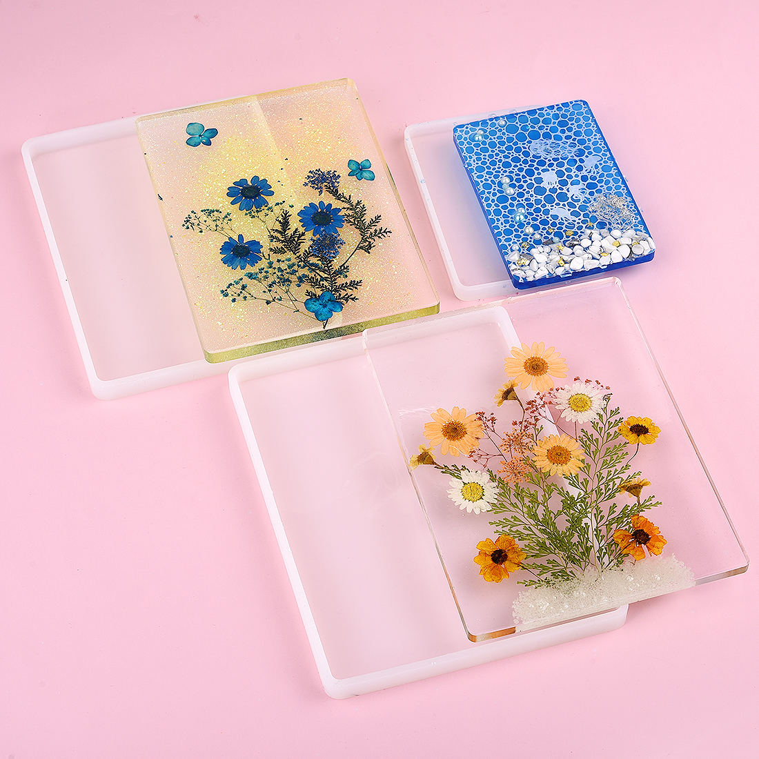 DIY Round Square Rectangle Sha - Coaster Mold Round 评论和价格