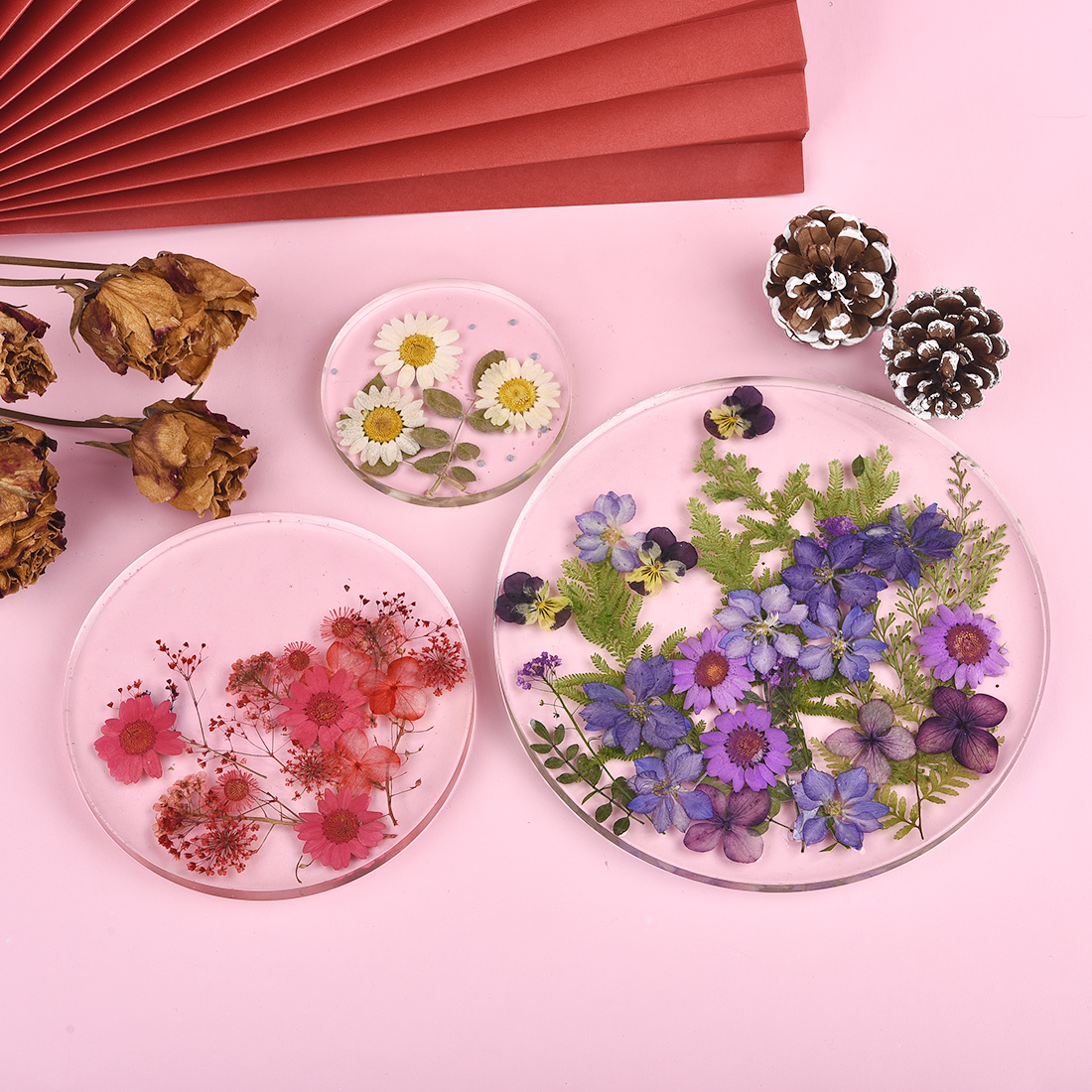 DIY Round Square Rectangle Sha - Coaster Mold Round 评论和价格