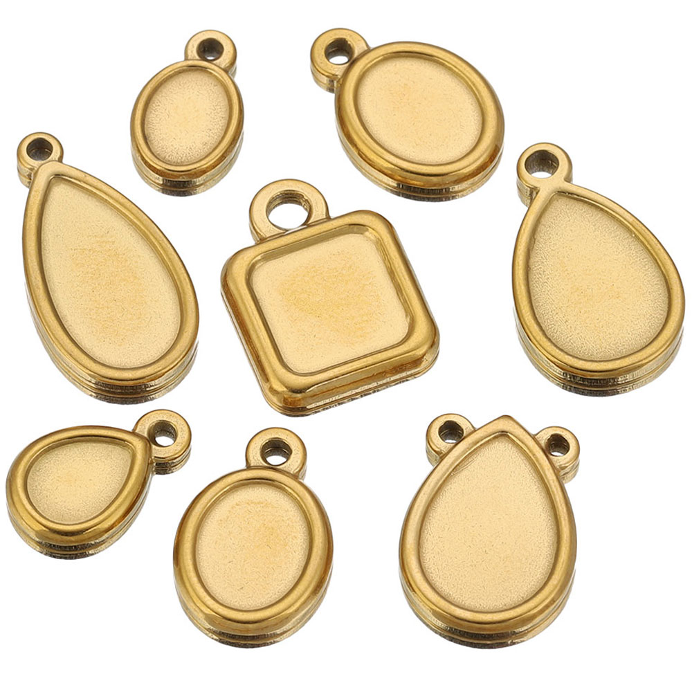 5pcs Stainless Steel Square Dr - Resin Craft Supplies 评论和价格
