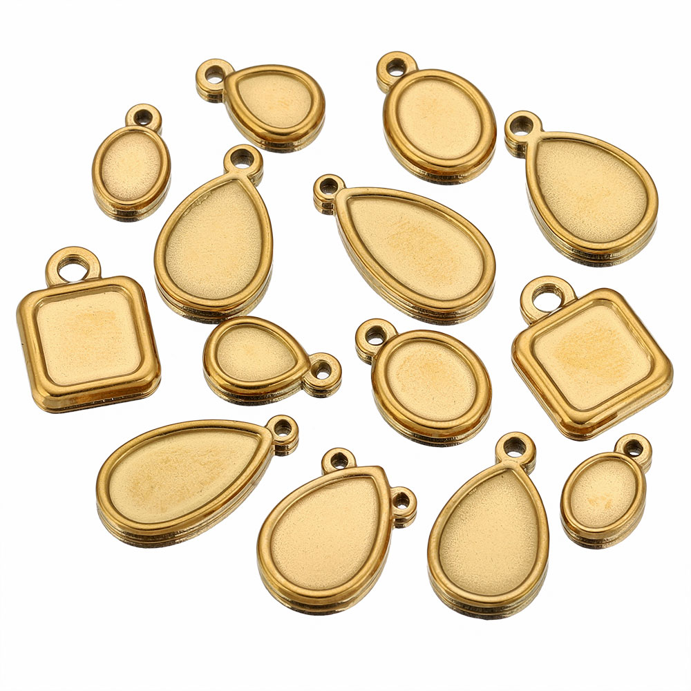 5pcs Stainless Steel Square Dr - Resin Craft Supplies 评论和价格