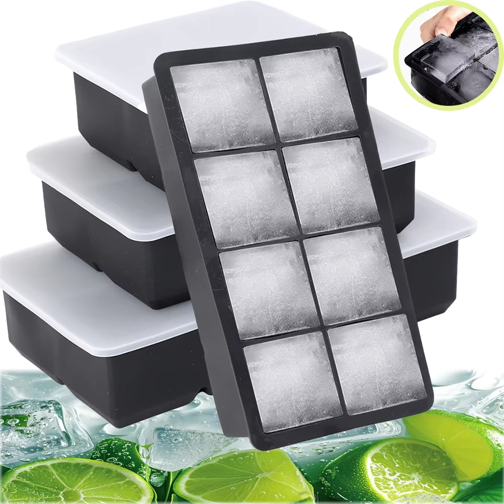 4/6/8/Grid Big Ice Tray Mold B - Silicone Mold Tray 评论和价格