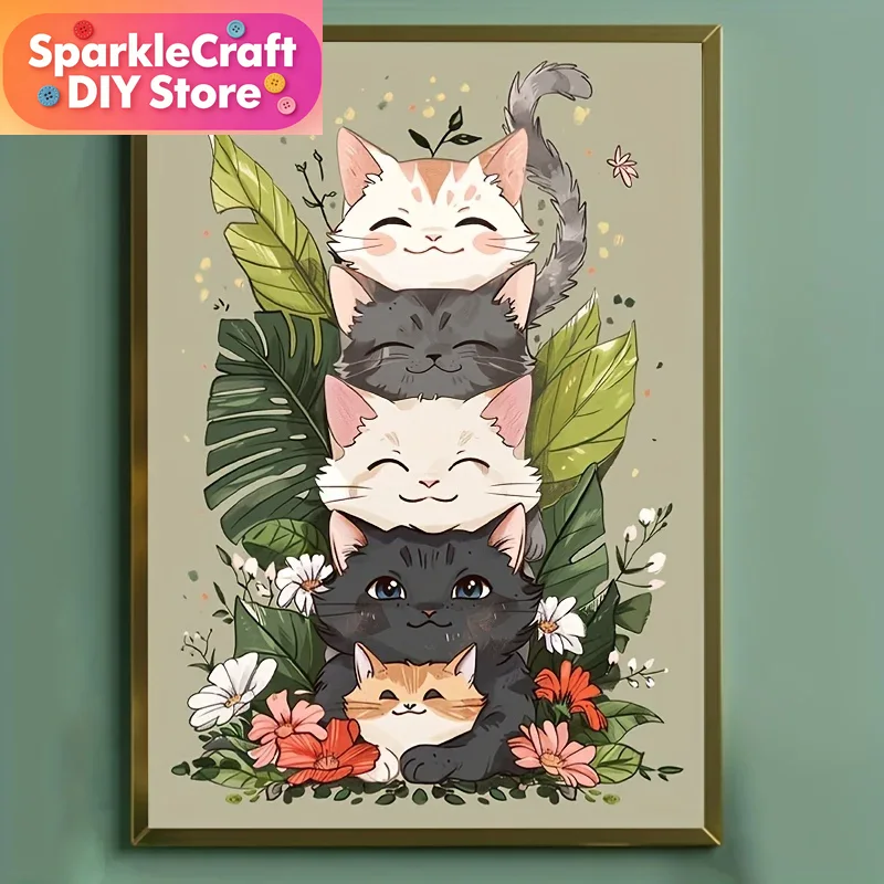 1pc frameless 5D Diamond Paint - Resin Craft For Beginners 评论和价格