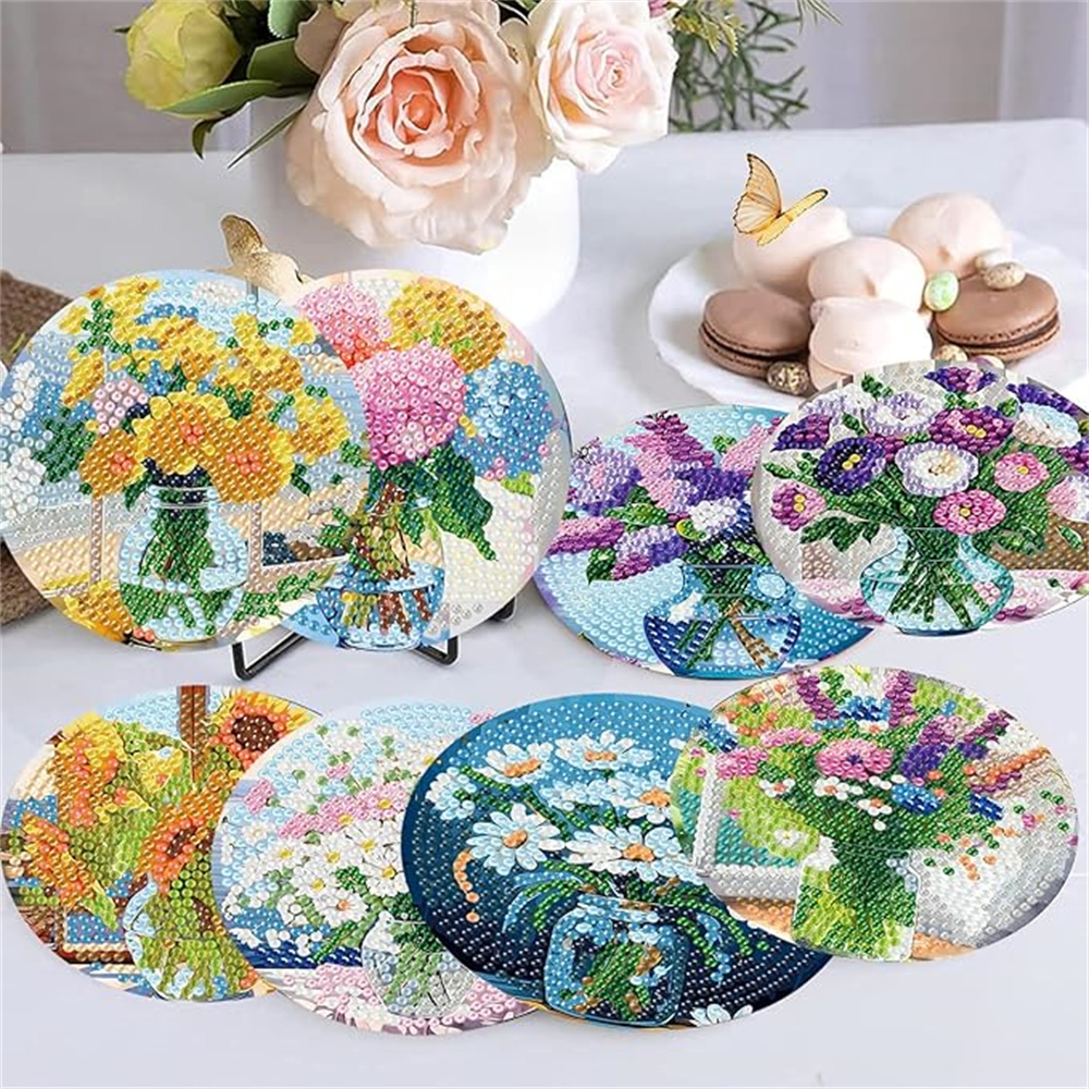 8-Piece Set of Diamond Paintin - Resin Craft Kit 评论和价格
