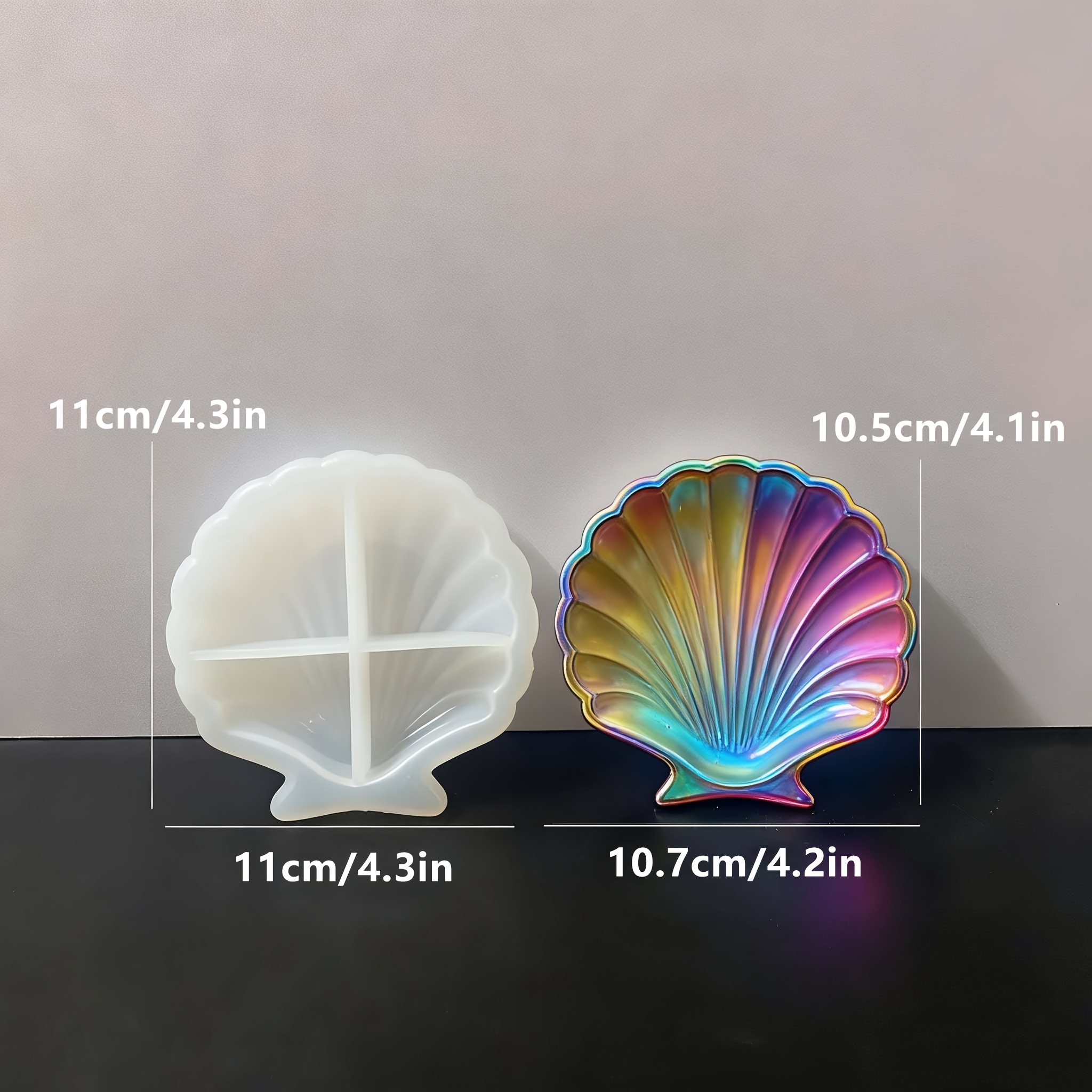 1 piece of silicone shell resi - Silicone Mold Tray 评论和价格