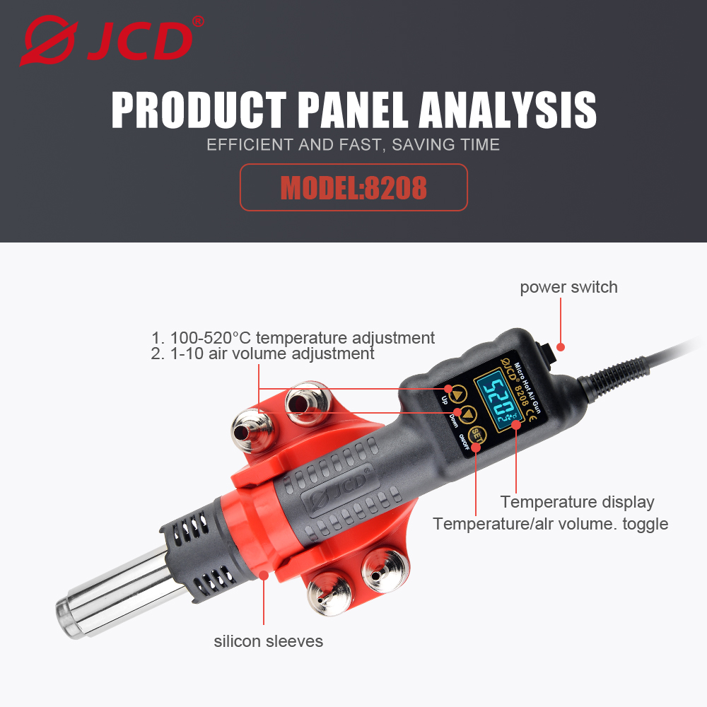 JCD 750W Micro Heat Gun Rework - Heat Gun Small 评论和价格