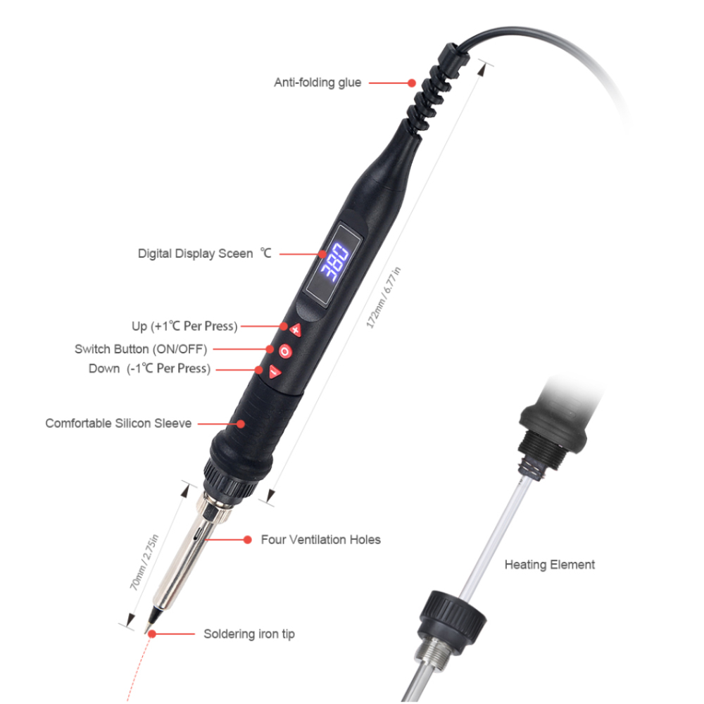 JCD 750W Micro Heat Gun Rework - Heat Gun Small 评论和价格