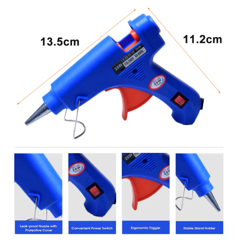 20W EU Plug glue gun.30pcs/10p - Heat Gun Small 评论和价格