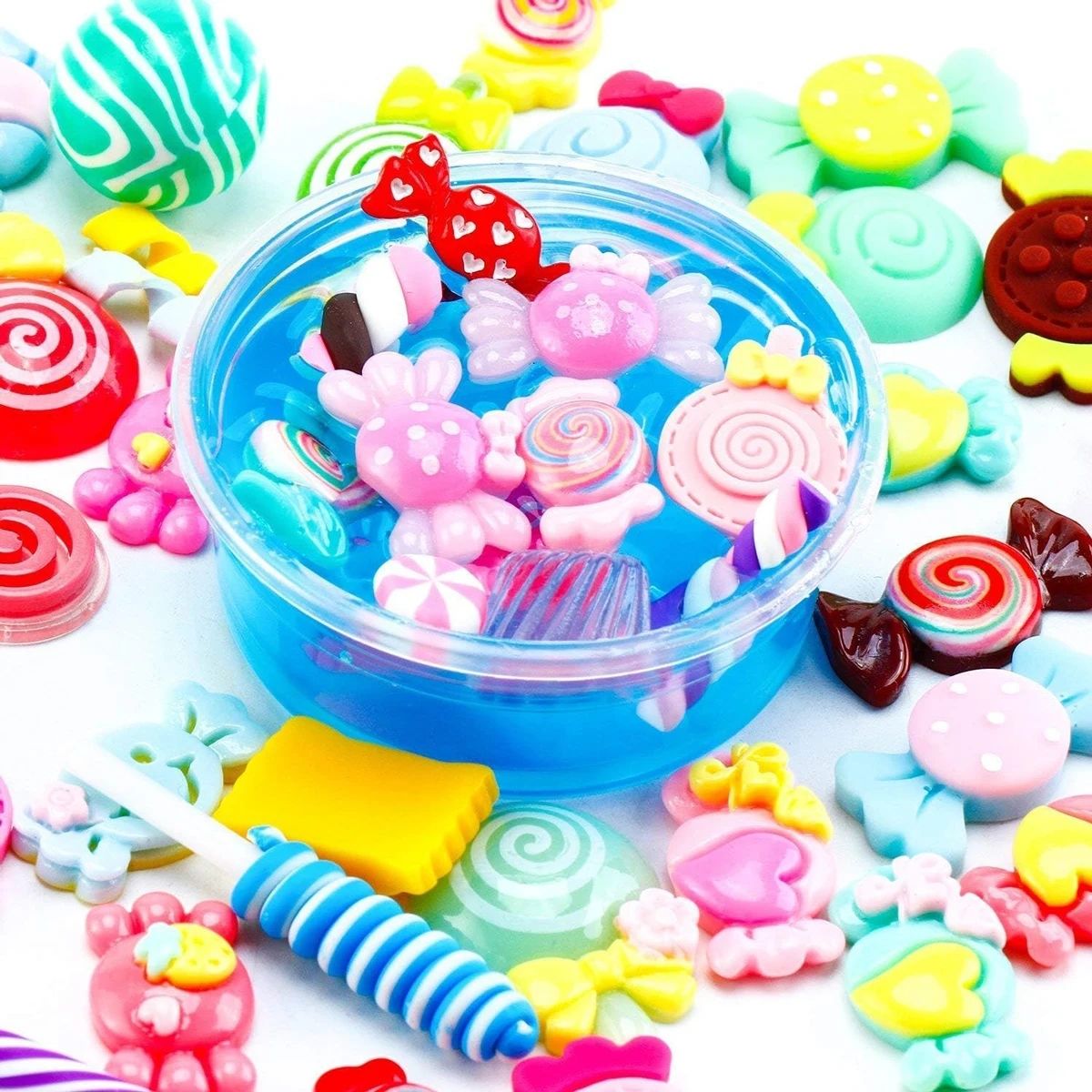 30pcs Random Candy Slime Charm - Resin Craft Kit 评论和价格