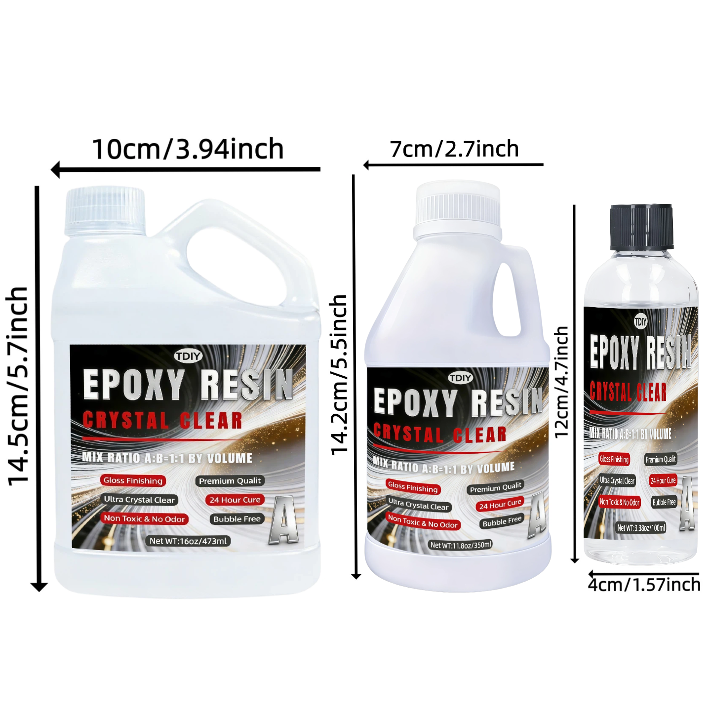 1:1 Crystal Clear Epoxy Resin  - Epoxy Uv Resin Kit 评论和价格