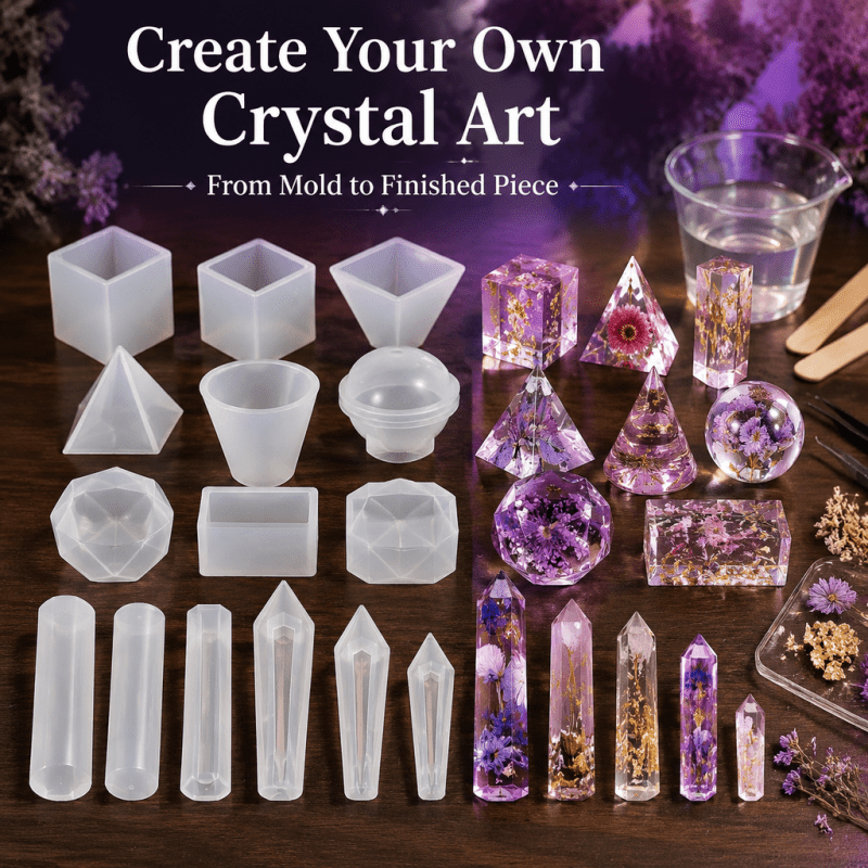 15pcs Crystal Resin Silicone M - Resin Jewelry Kit 评论和价格