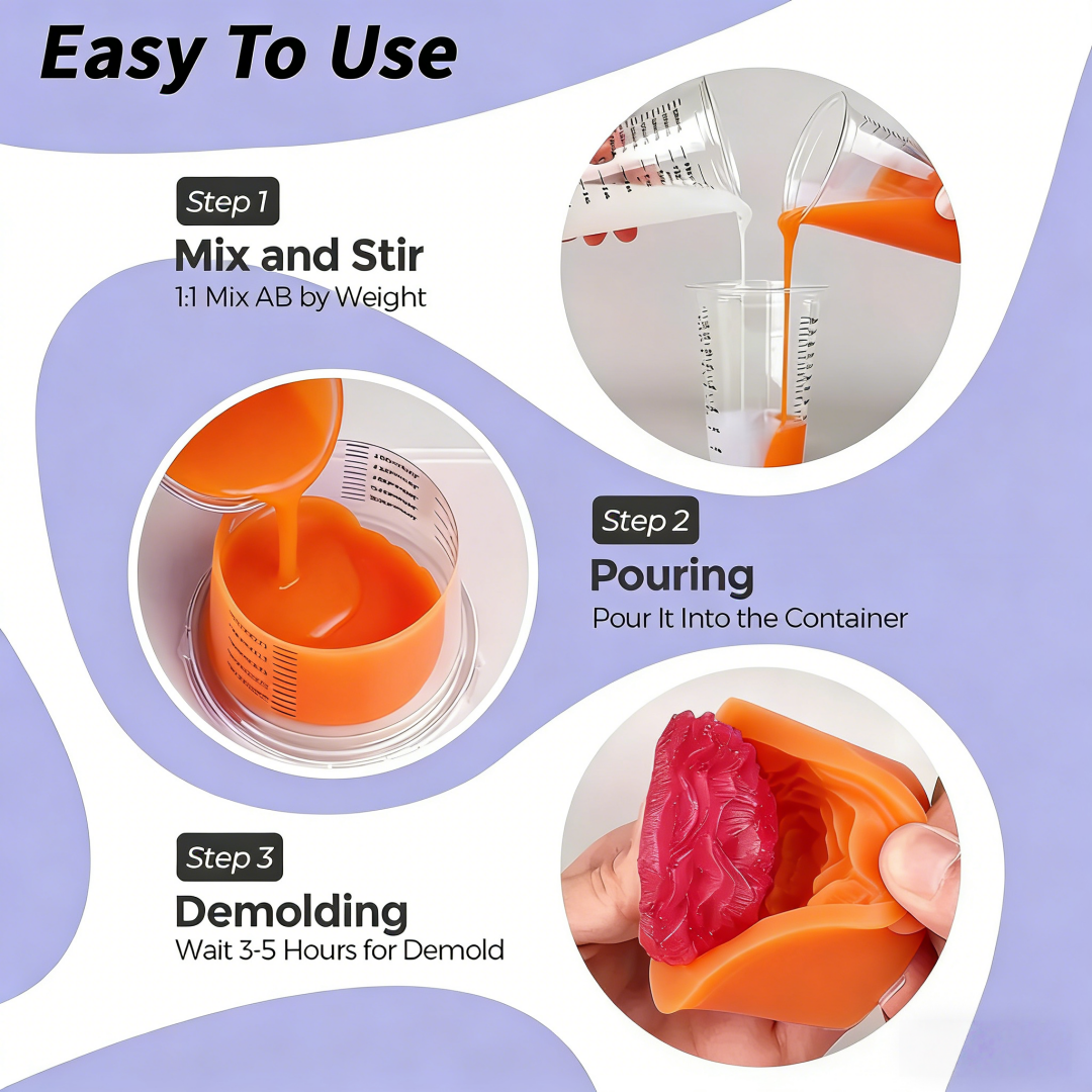 Durable Liquid Rubber Material - Resin Craft Material 评论和价格