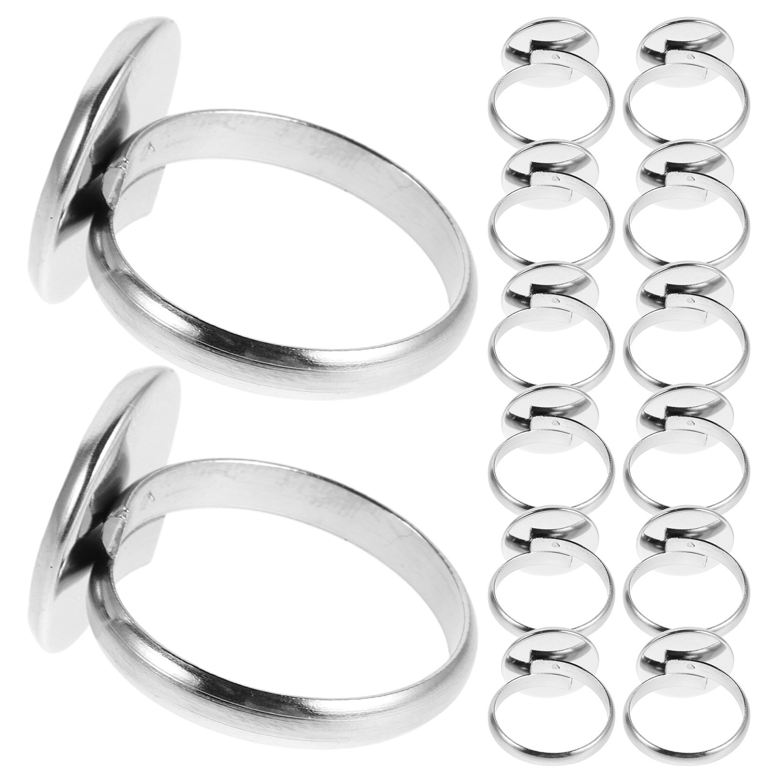 20Pcs 14Mm Stainless Steel Adj - Resin Crafts 评论和价格