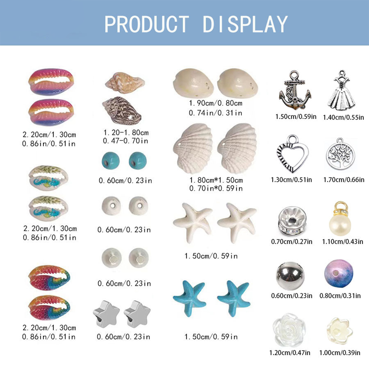 Ocean-themed resin beading set - Resin Jewelry Kit 评论和价格