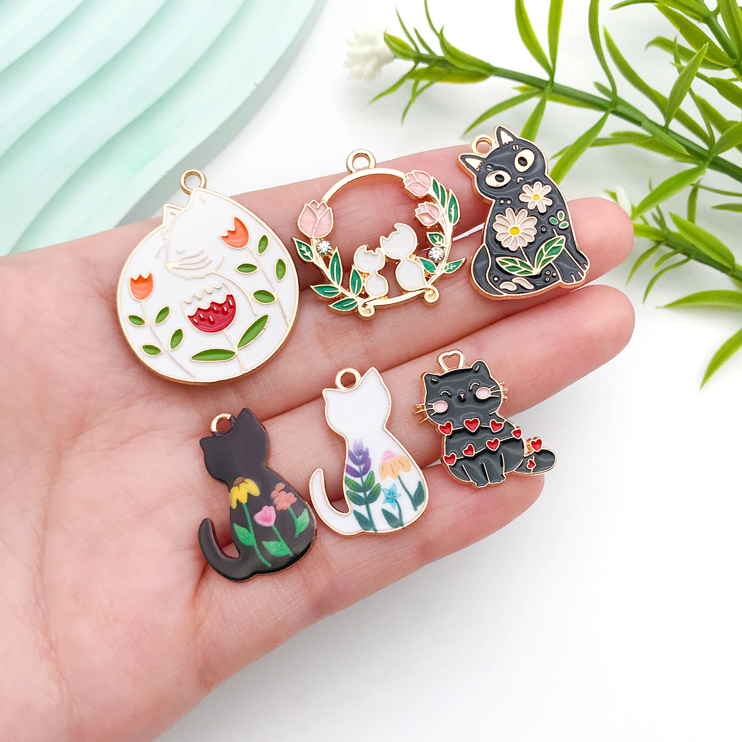 5/10pcs Resin Popular Cat Char - Resin Craft Kit 评论和价格