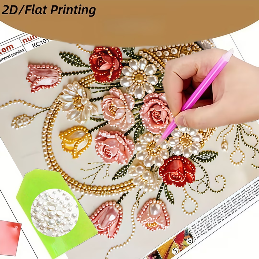 1 set, new DIY pearl painting, - Resin Craft Kit 评论和价格