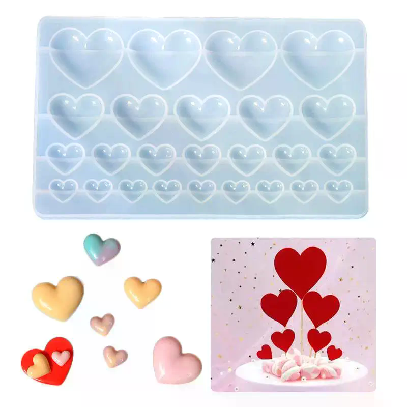 Silicone Mold Heart Shape Pend - Resin Craft Workshop 评论和价格