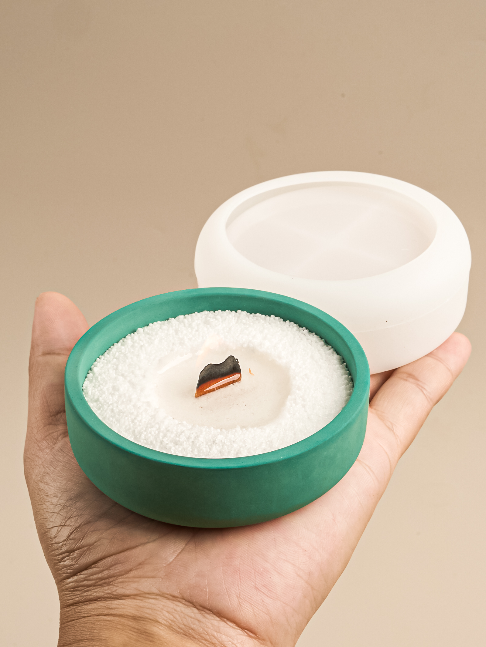 Nordic Round Storage Bowl Ceme - Coaster Mold Round 评论和价格