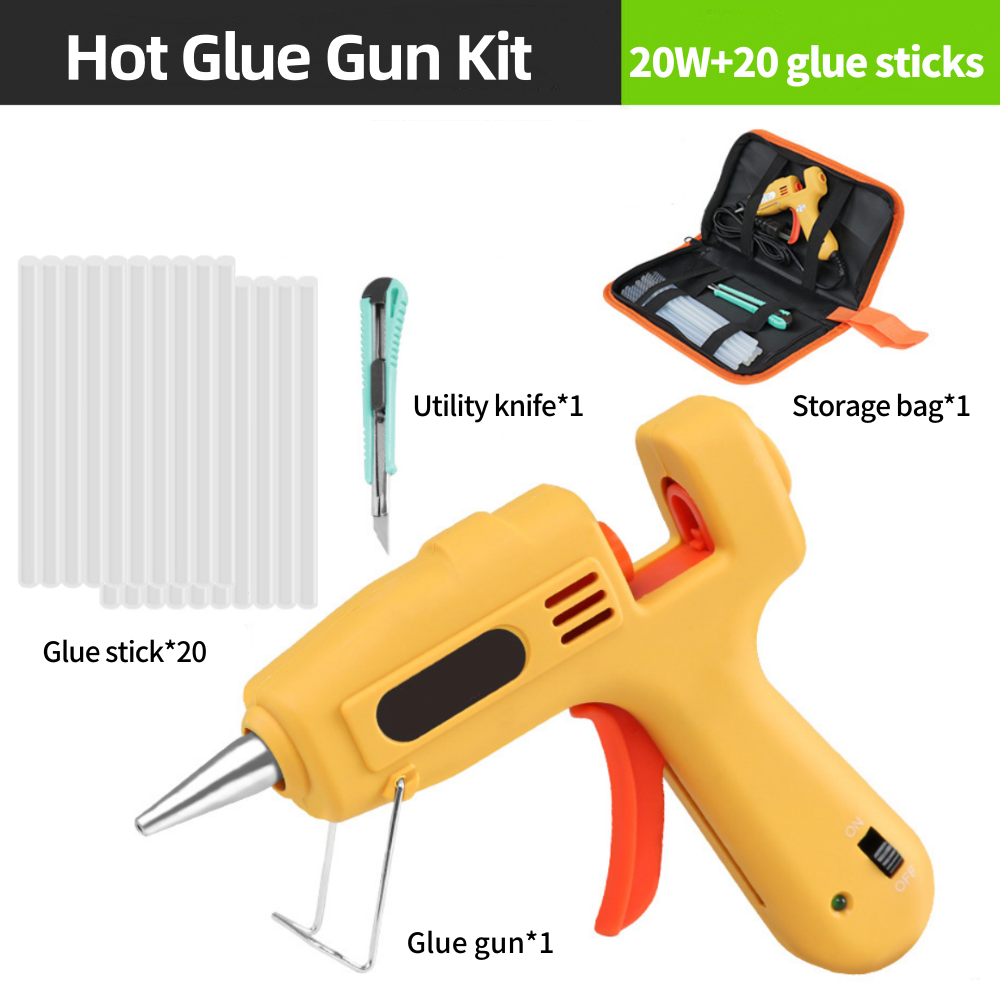 Hot Glue Gun Kit 20W Mini DIY  - Heat Gun Small 评论和价格