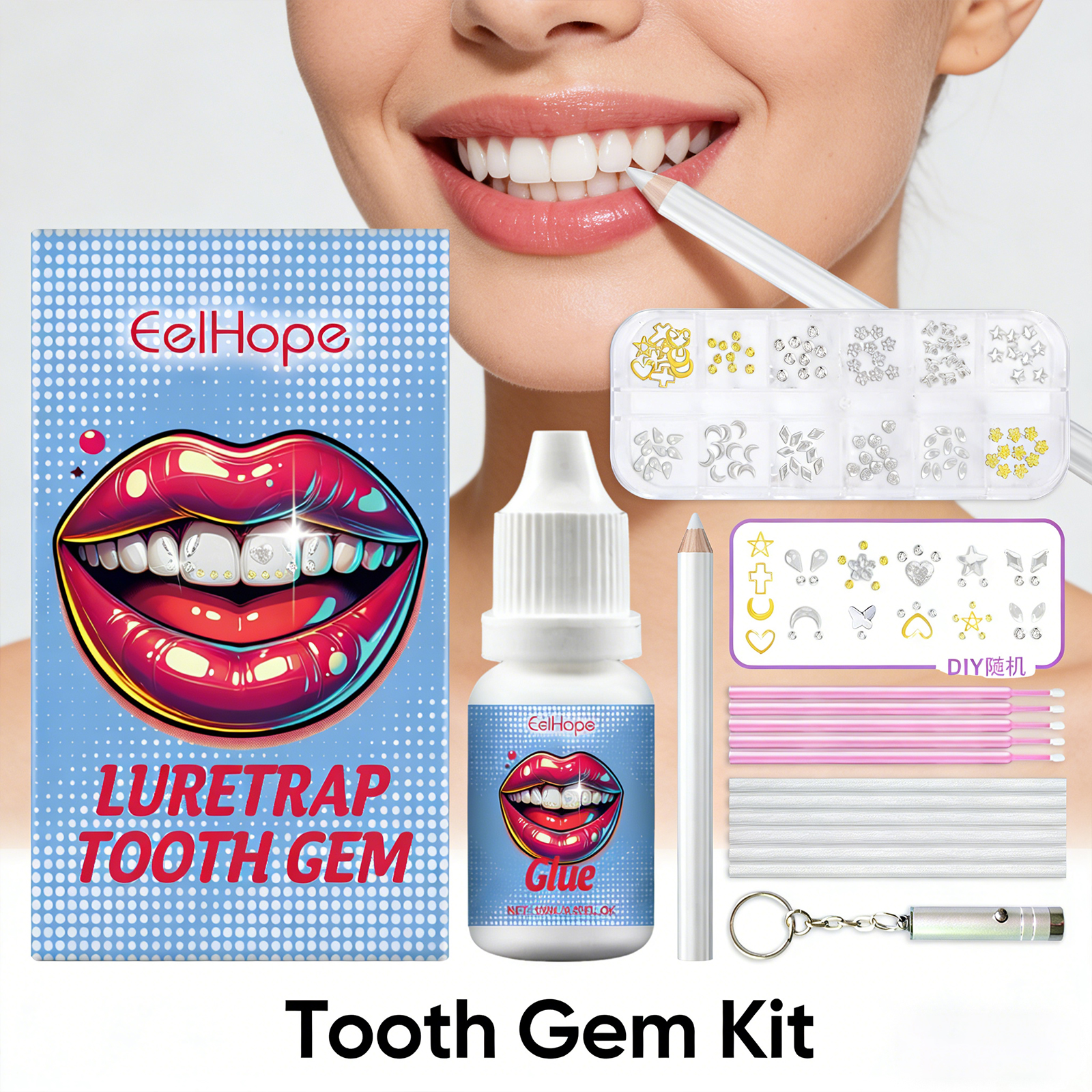Tooth Gems Sparkling Teeth Jew - Resin Jewelry Kit 评论和价格