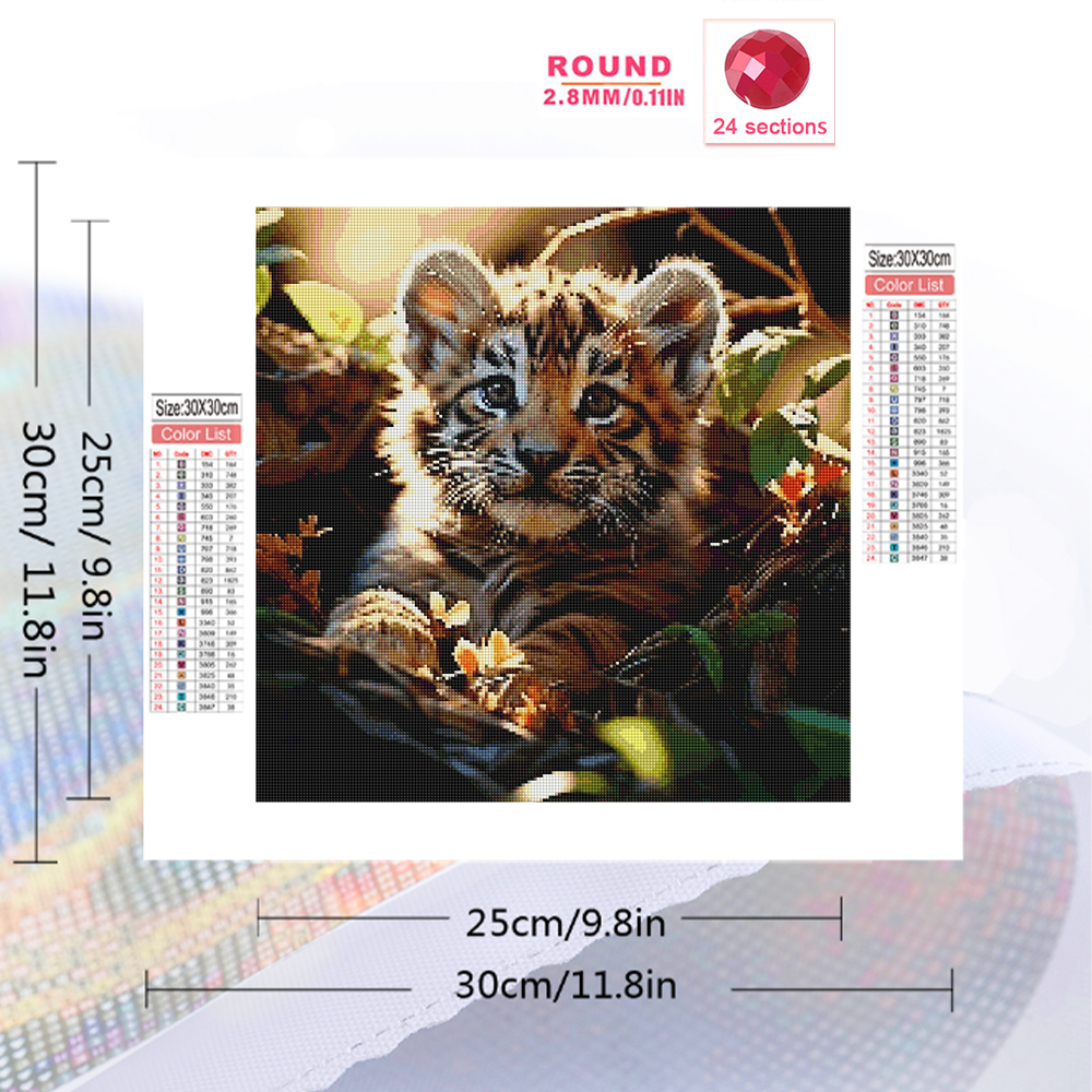 Momoart Diamond Painting Tiger - Resin Craft For Beginners 评论和价格