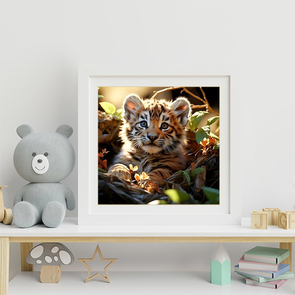 Momoart Diamond Painting Tiger - Resin Craft For Beginners 评论和价格