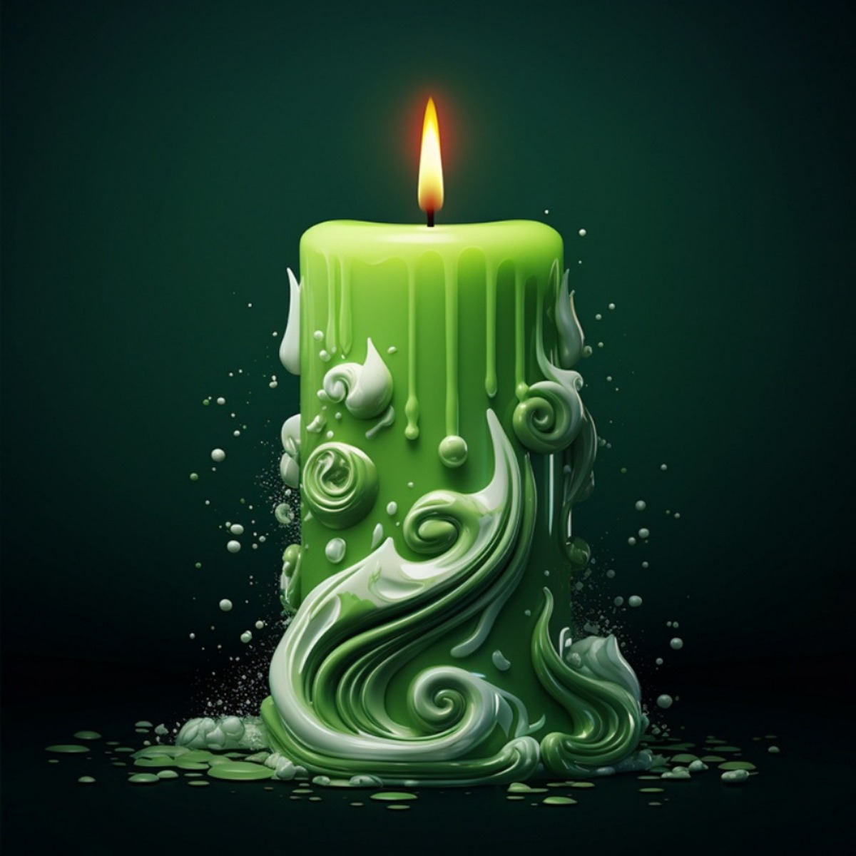geometry Carved Cylindrical Si - Resin Ocean Wave Mold 评论和价格