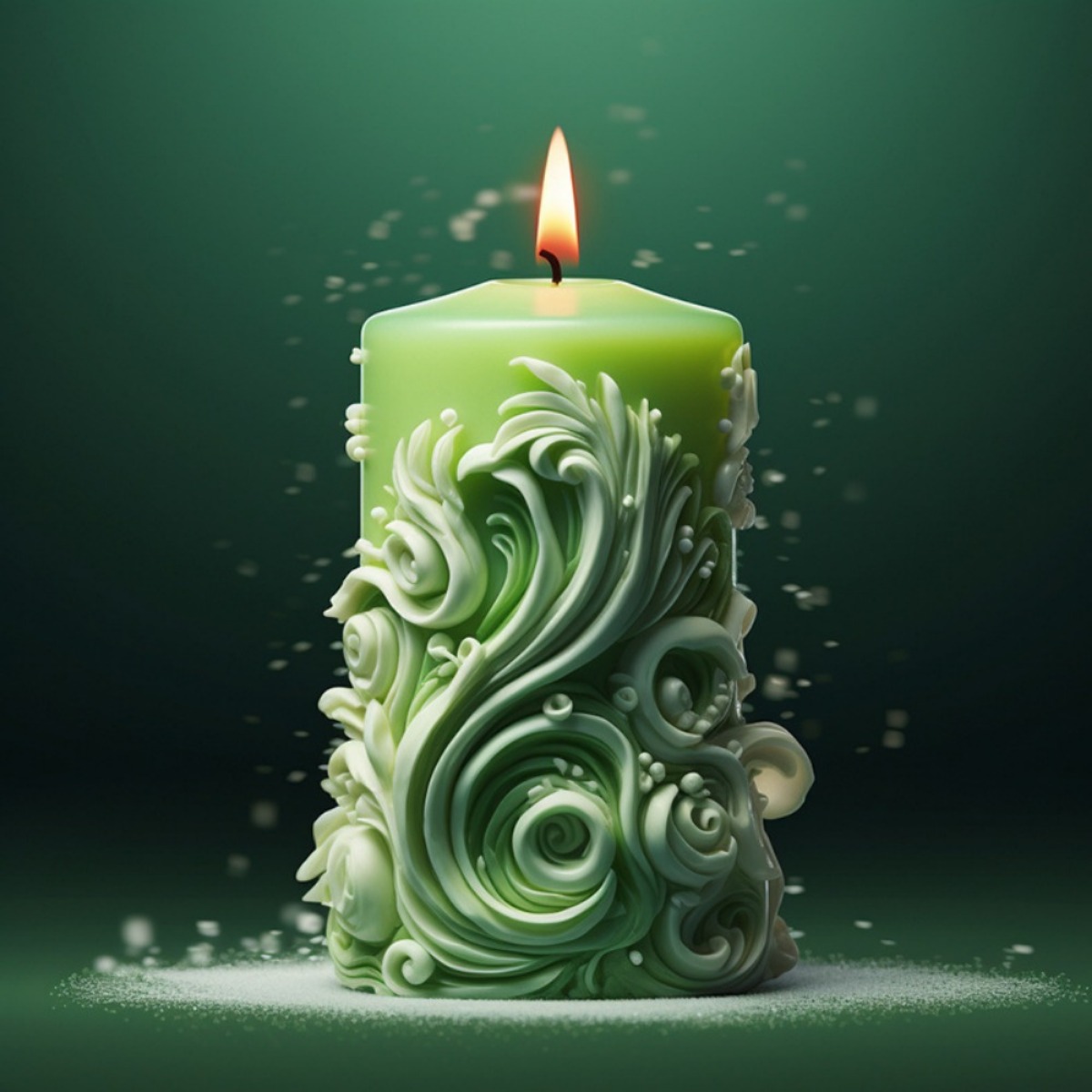 geometry Carved Cylindrical Si - Resin Ocean Wave Mold 评论和价格