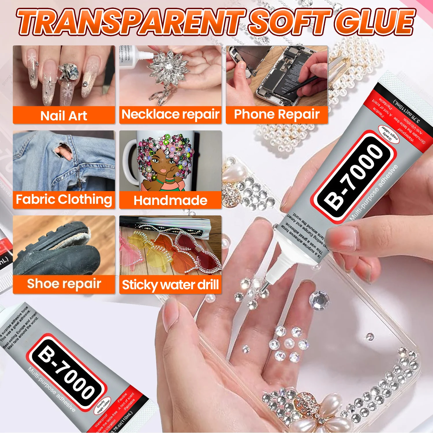 Super Glue B-7000 Loolifl 1-10 - Resin Craft Material 评论和价格