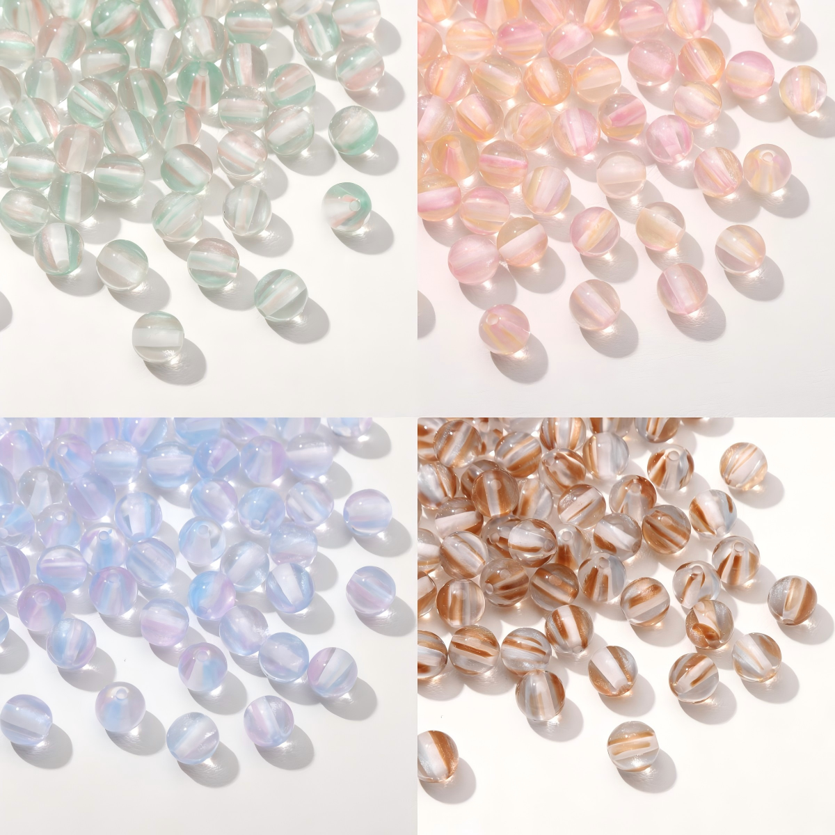 8mm 100Pcs Colorful Round Resi - Resin Craft Material 评论和价格
