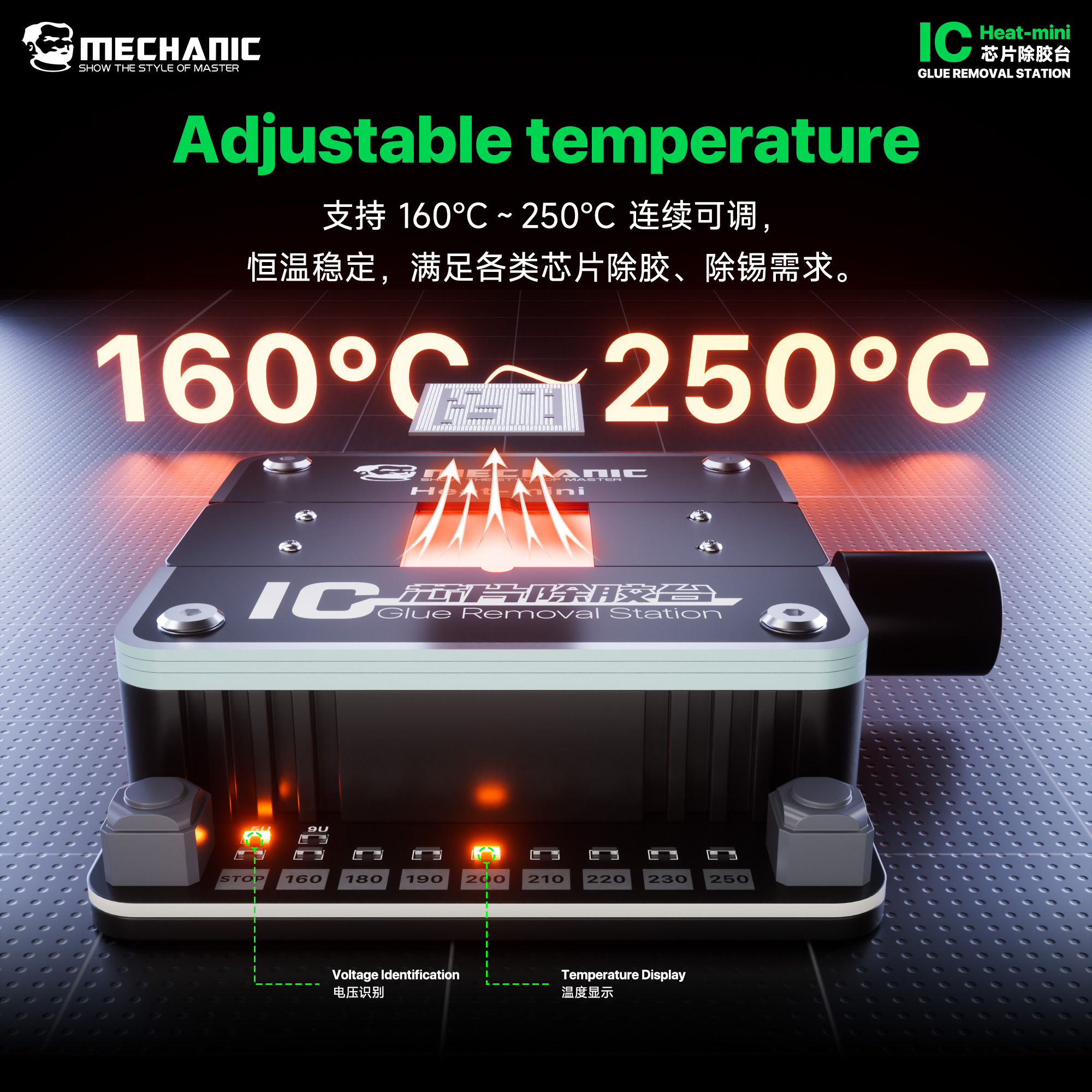 MECHANIC OFFICIAL  IC Glue Rem - Heat Gun Small 评论和价格
