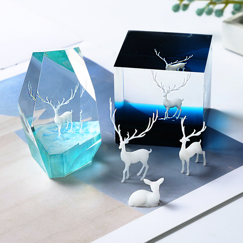 SNASAN 6pieces 3D Micro Swan L - Resin Ocean Wave Mold 评论和价格
