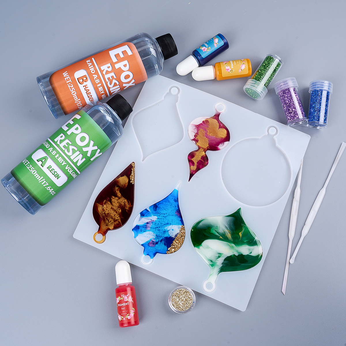 1:1 AB Resin Epoxy Glue Kit Hi - Resin Jewelry Kit 评论和价格