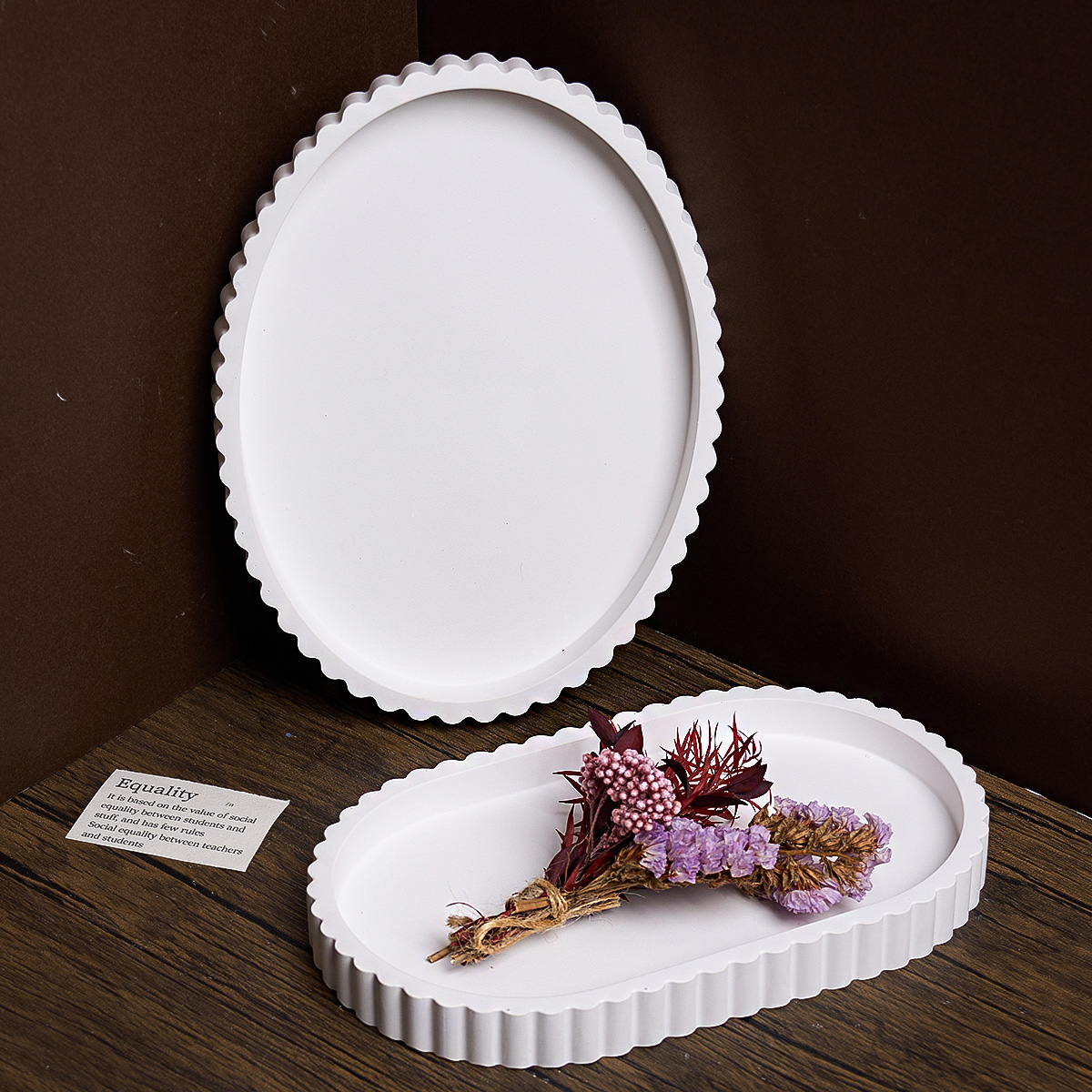 DIY Concrete Tray Silicone Mol - Coaster Mold Round 评论和价格