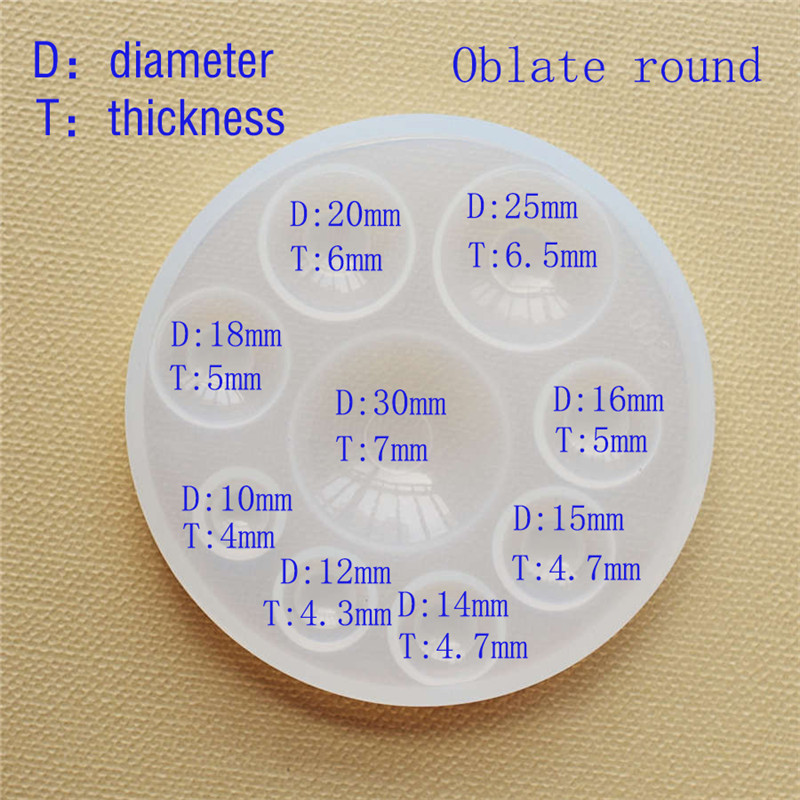Silicone Mold half ball Oblate - Resin Ocean Wave Mold 评论和价格
