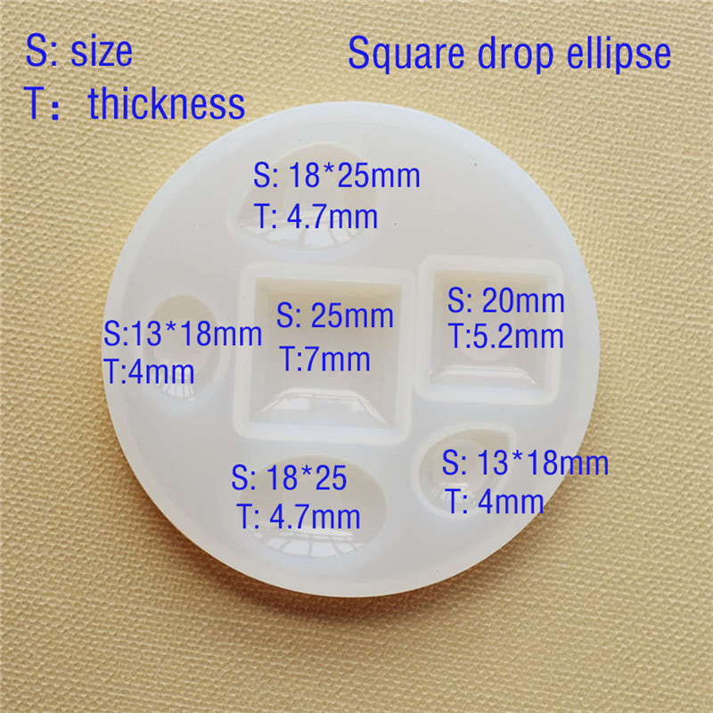 Silicone Mold half ball Oblate - Resin Ocean Wave Mold 评论和价格