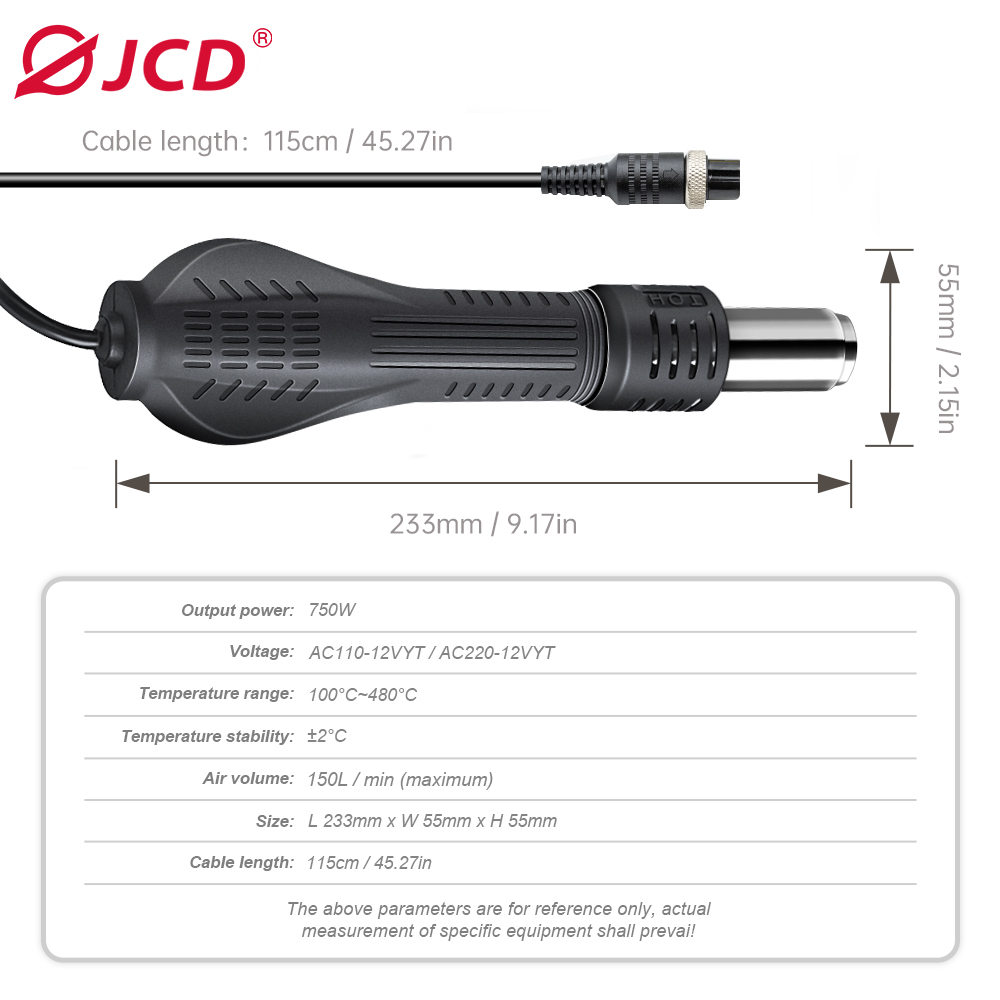 JCD HOT AIR GUN Soldering stat - Heat Gun Small 评论和价格