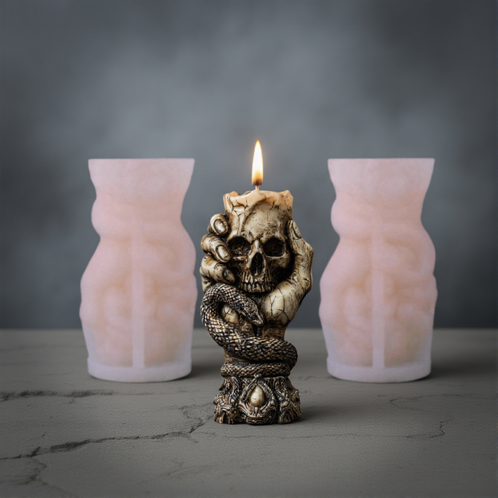 Halloween Skull Aroma Candle S - Resin Craft Workshop 评论和价格