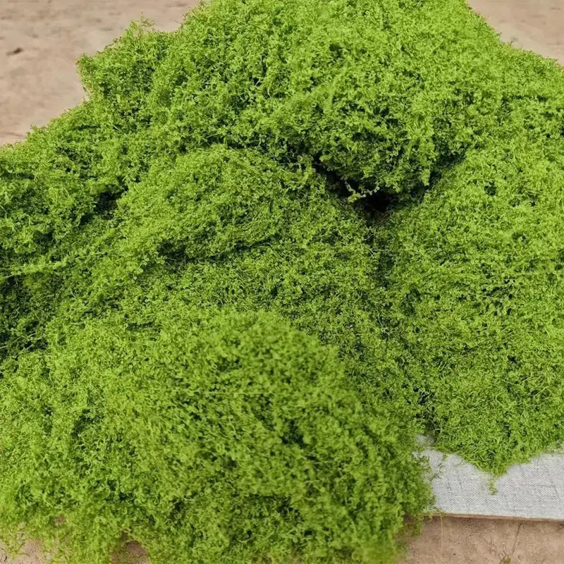 Green Fake Moss DIY Crafts Gra - Terrarium Moss Art 评论和价格