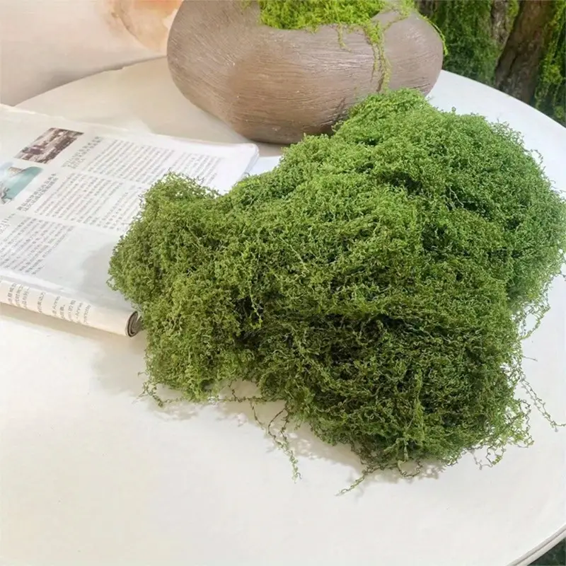 Green Fake Moss DIY Crafts Gra - Terrarium Moss Art 评论和价格