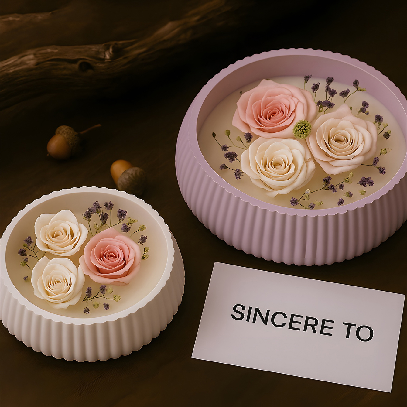 1pc Oversized Round Striped St - Serving Tray Mold 评论和价格
