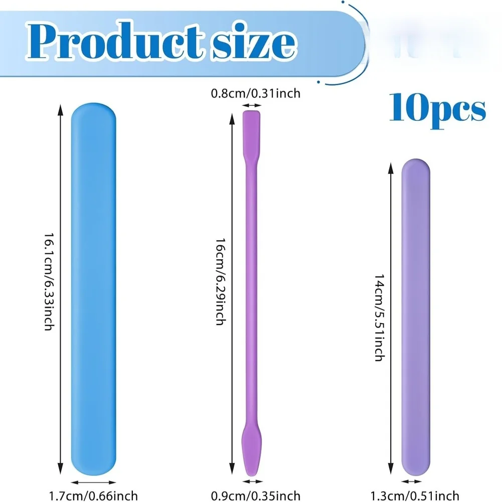 10 Count Silicone Stirring Too - Resin Craft Workshop 评论和价格