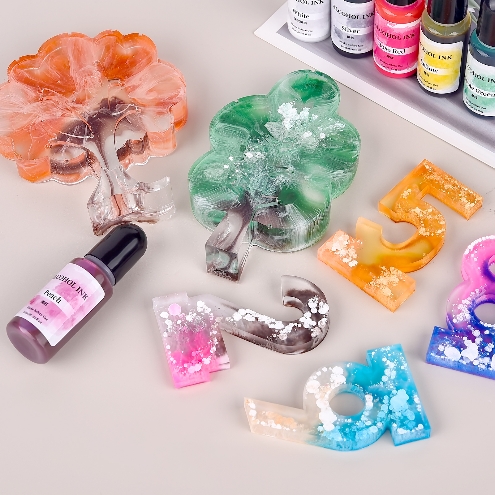 10ml Colorant Dye For DIY Epox - Resin Dye Alcohol 评论和价格