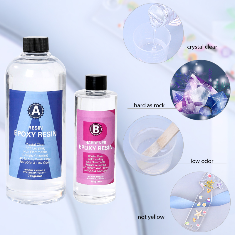Epoxy Resin Kit Crystal Clear  - Resin Ocean Wave Mold 评论和价格