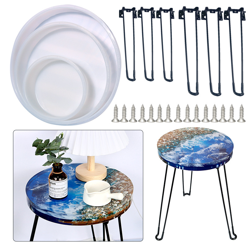 Large Round Tray UV Resin Mold - Coaster Mold Round 评论和价格