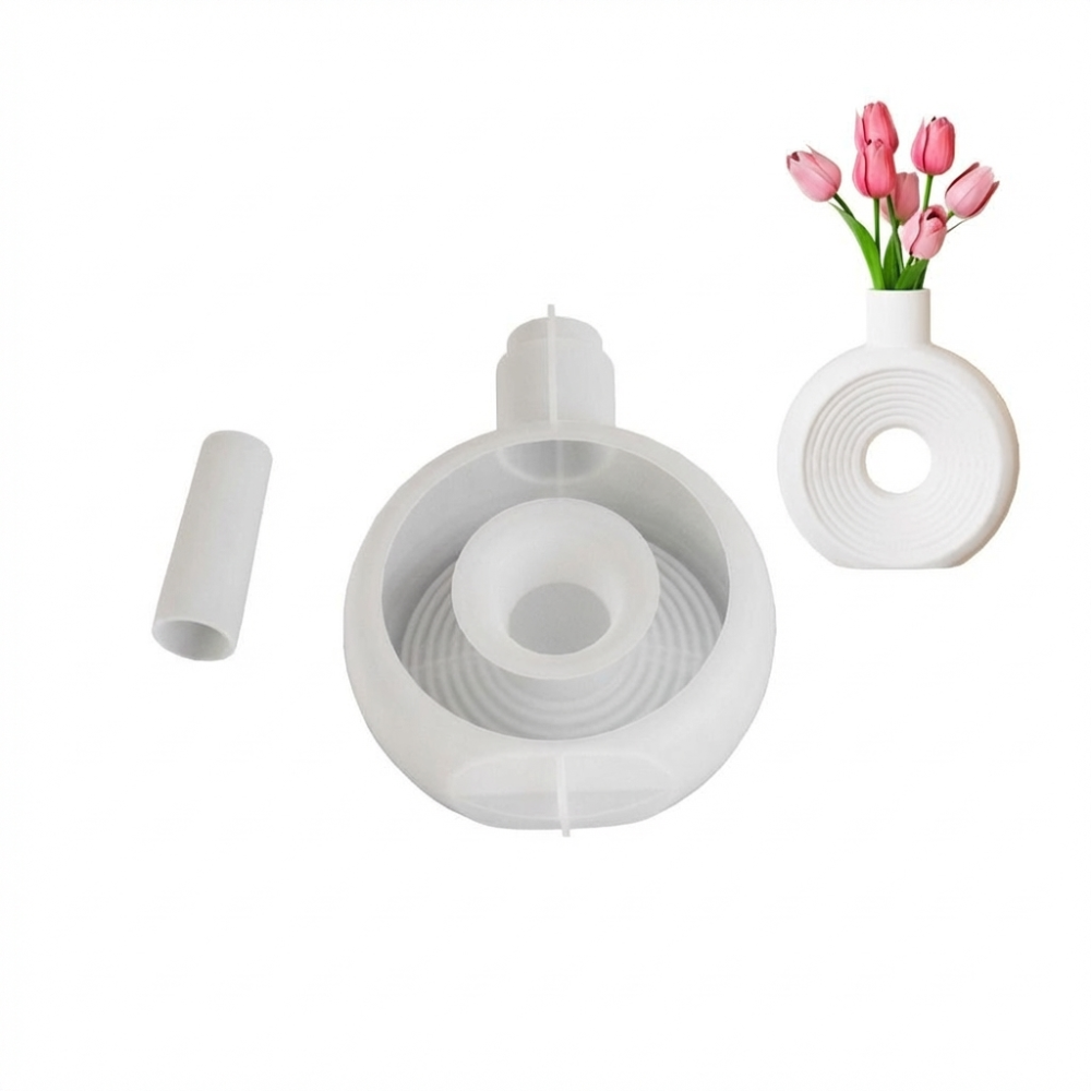 Oval Stripe Silicone Vase Mold - Resin Craft Workshop 评论和价格