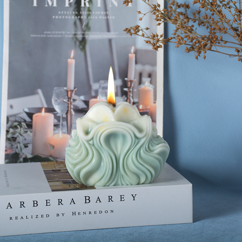 Ocean Shell Candle Silicone Mo - Resin Ocean Wave Mold 评论和价格